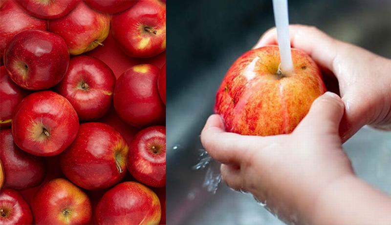 Hai cách rửa táo theo khoa học 
