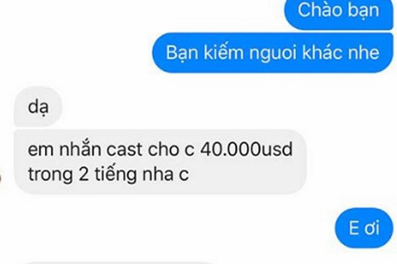 Hoa hậu Diễm Hương tiết lộ tin nhắn bị gạ 