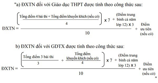  Dự kiến cách tính điểm tốt nghiệp THPTky-thi-thpt-nam-2019-cach-xet-tot-nghiep-khong-con-de-dai và GDTX năm 2019. 