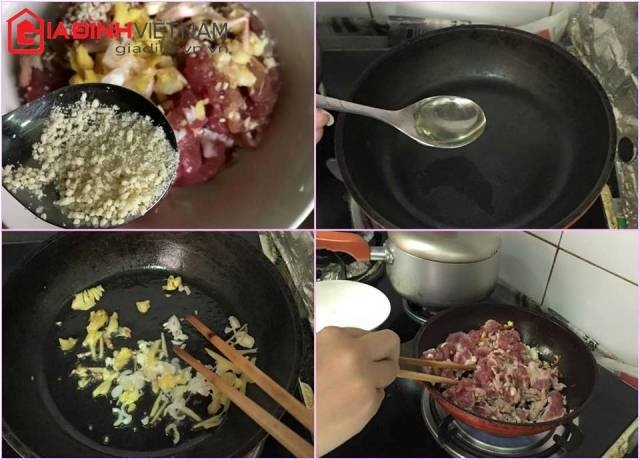 Cách làm thịt bò xào dưa chua cực ngon và đơn giản