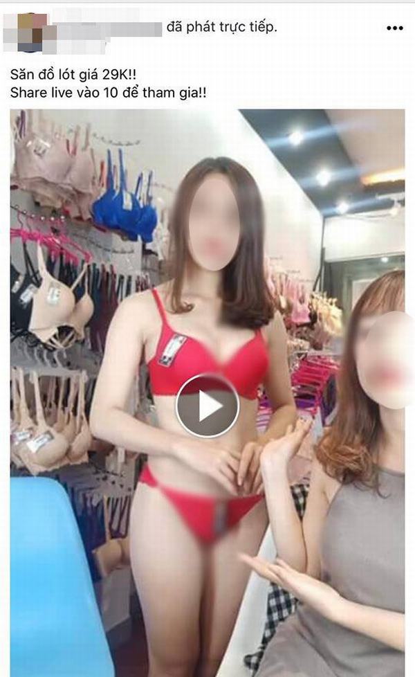 Livestream bán đồ lót trên Facebook, 3 cô gái xinh xắn tự biến mình thành trò cười cho bao người