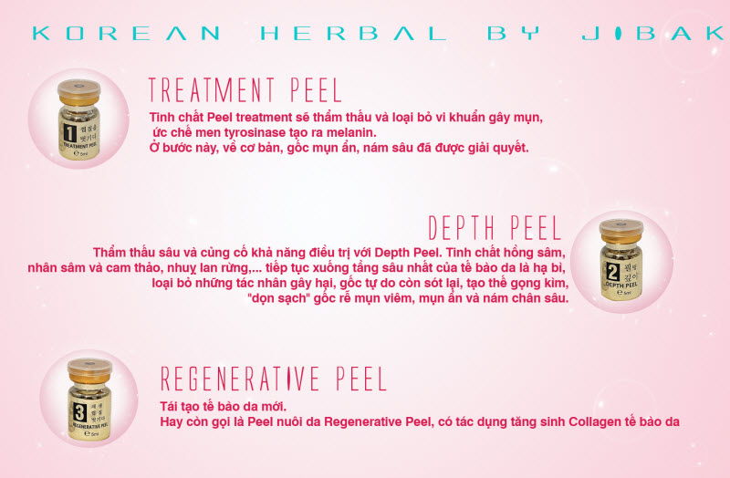 Herbal Korean by Jibek đẳng cấp tái tạo làn da không gây bong tróc